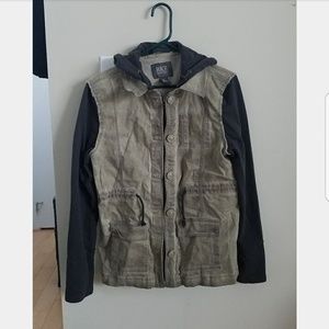 BKE Outerwear Olive Spring Utility Jacket